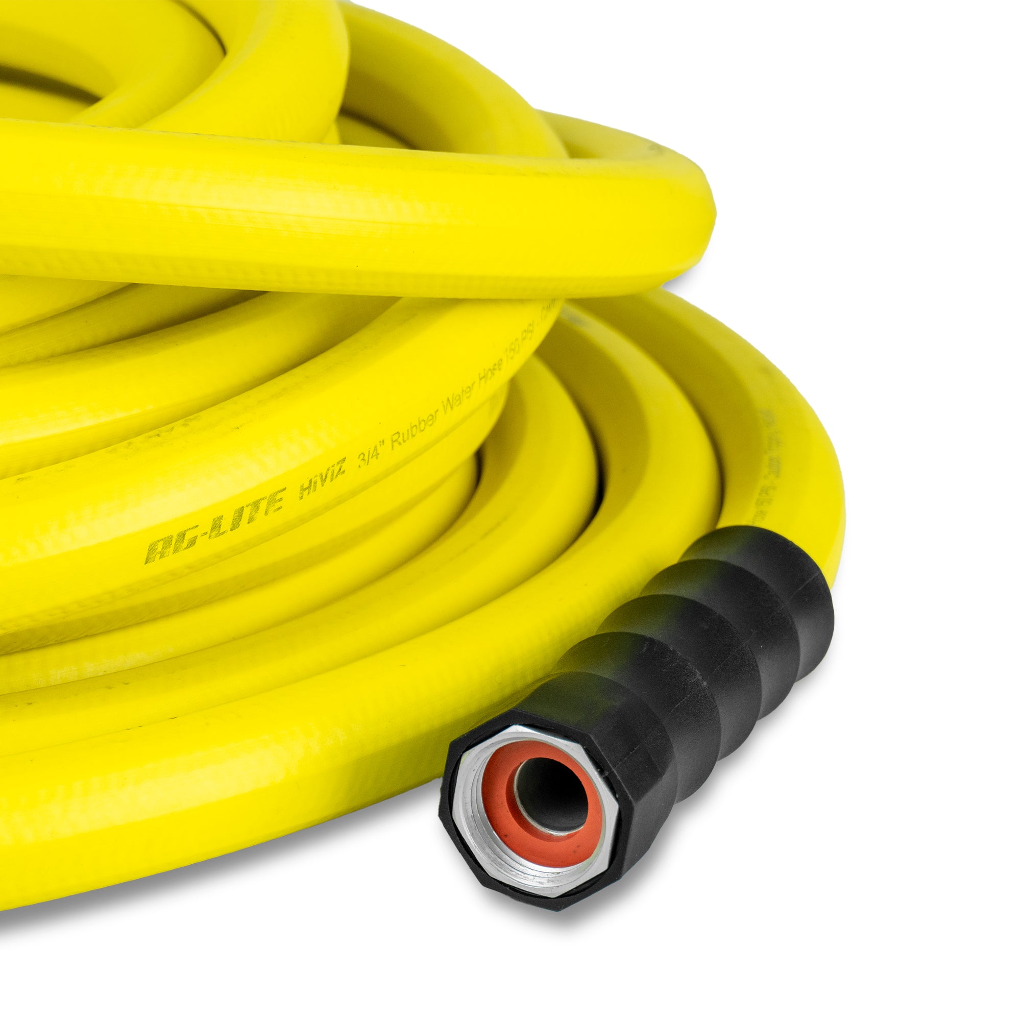 AG-Lite Hiviz Water Hose 3/4" 50' | Heavy-Duty, High-Visibility, Kink-Resistant