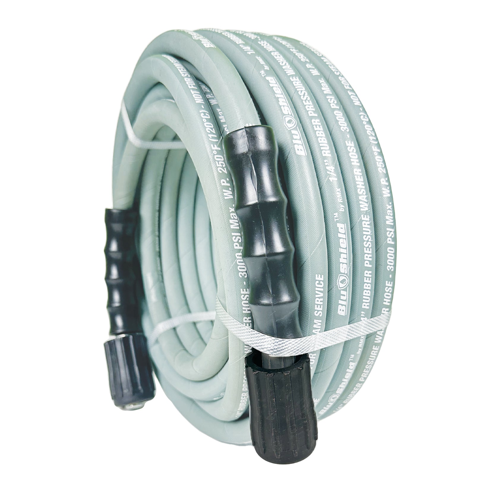 Blushield Pressure Washer Hose Non Marking 1/4" x 50' with M22